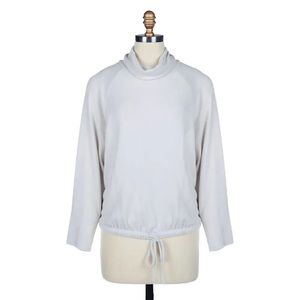 Brush cowl neck top, free beauty gift w/purchase!